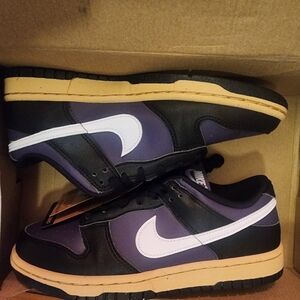 Nike Dunk Low Next Nature Purple and Black Sneakers